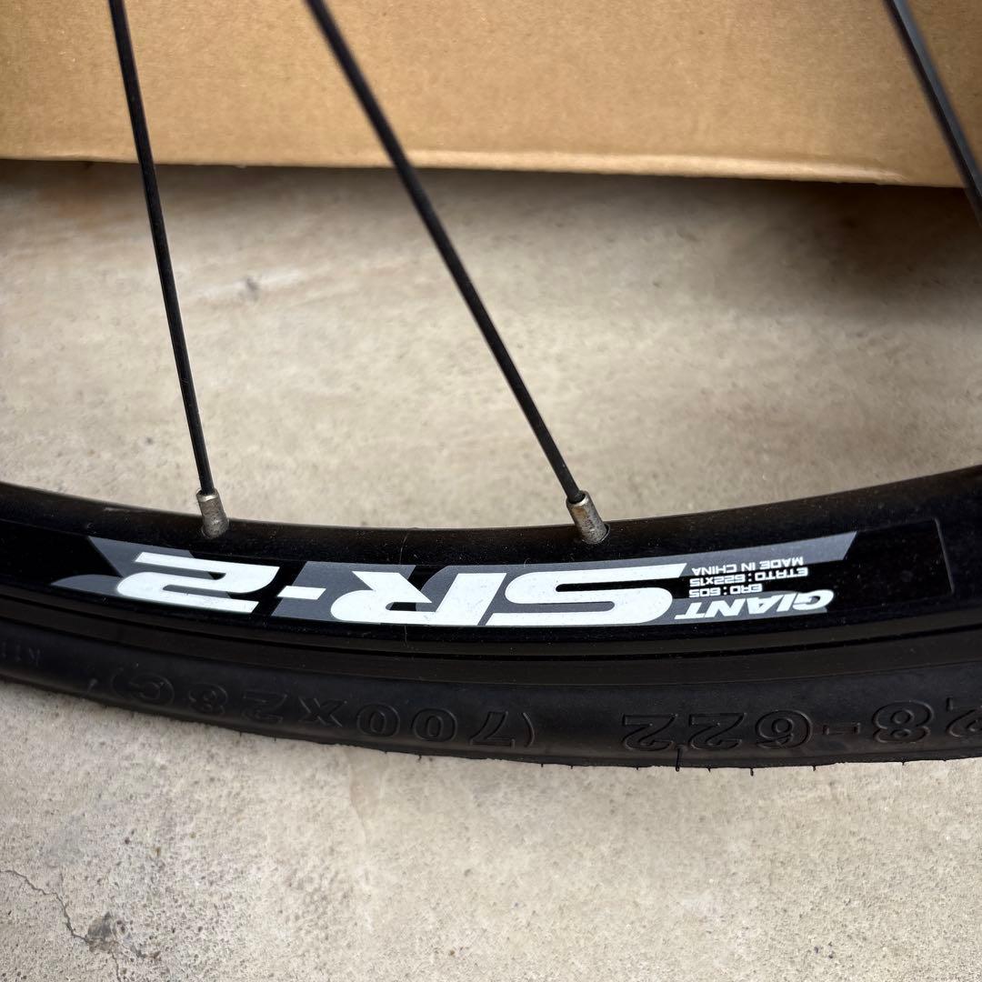 GIANTSR-2 完組ホイール Fr.Rrブラック