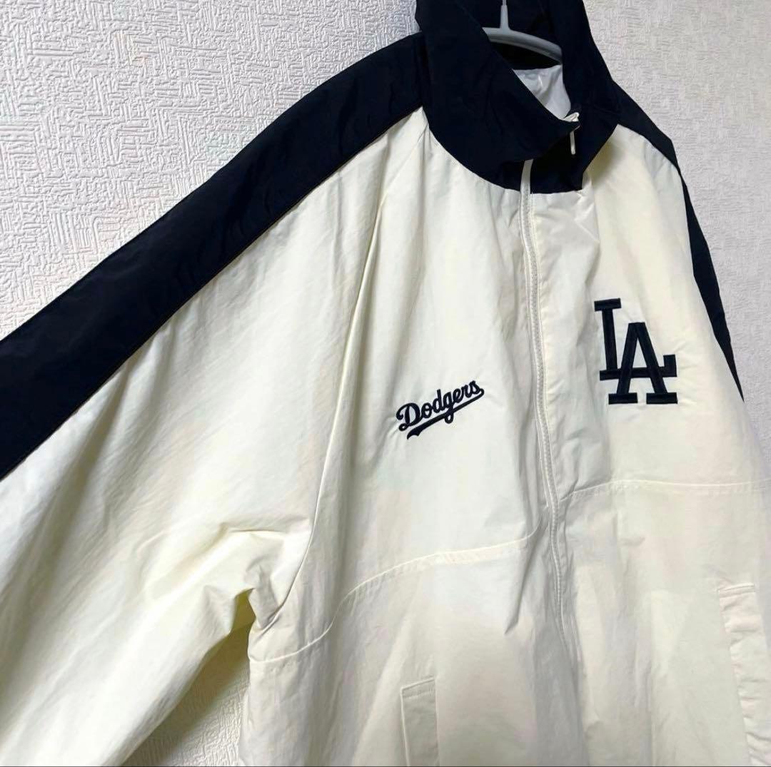 ドジャース　ワッペン刺繍 ナイロントラックブルゾン　ジャケット　大谷翔平　MLB