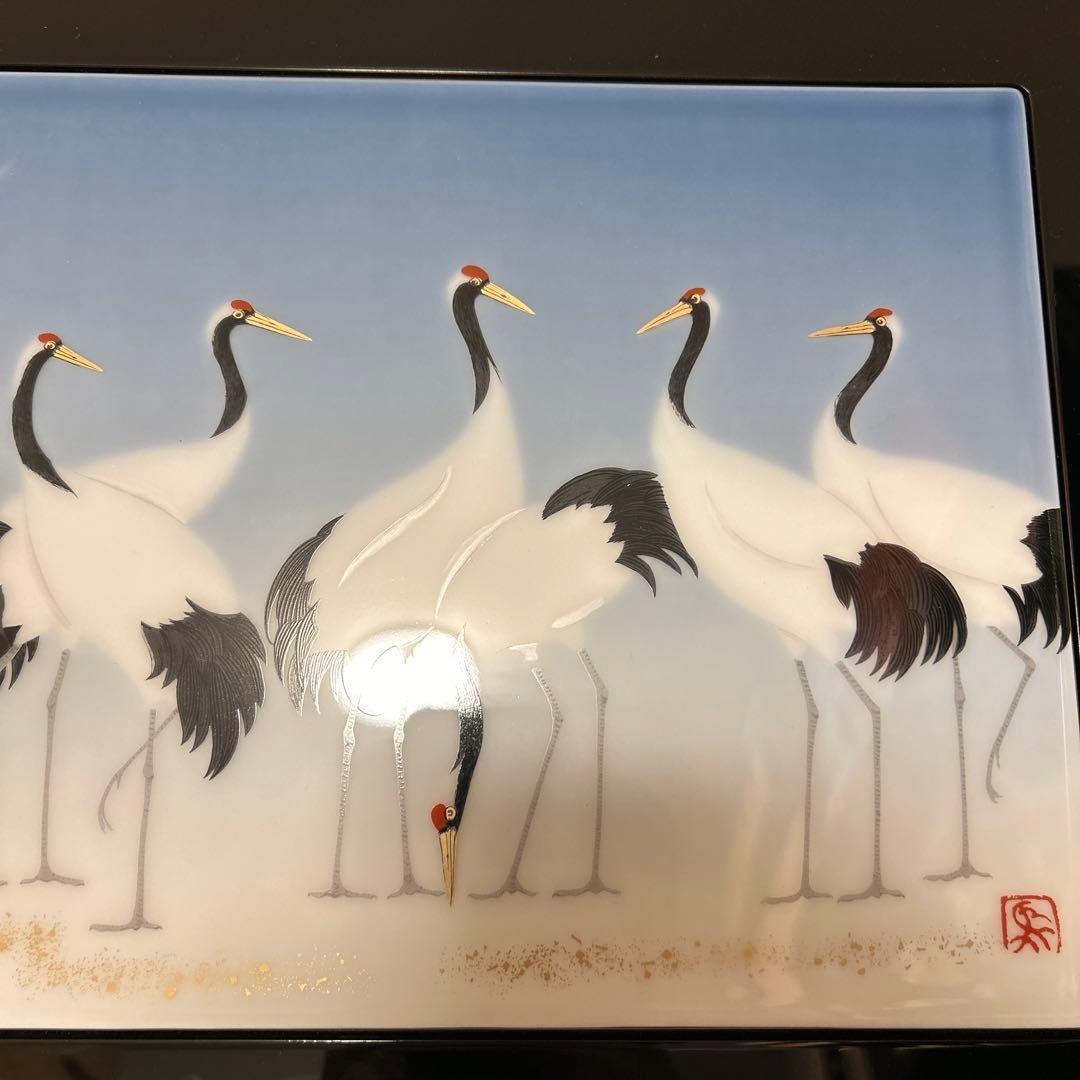 大倉陶園　陶額　黎明　輪島塗　前田一馬　レリーフ　ウォールアート