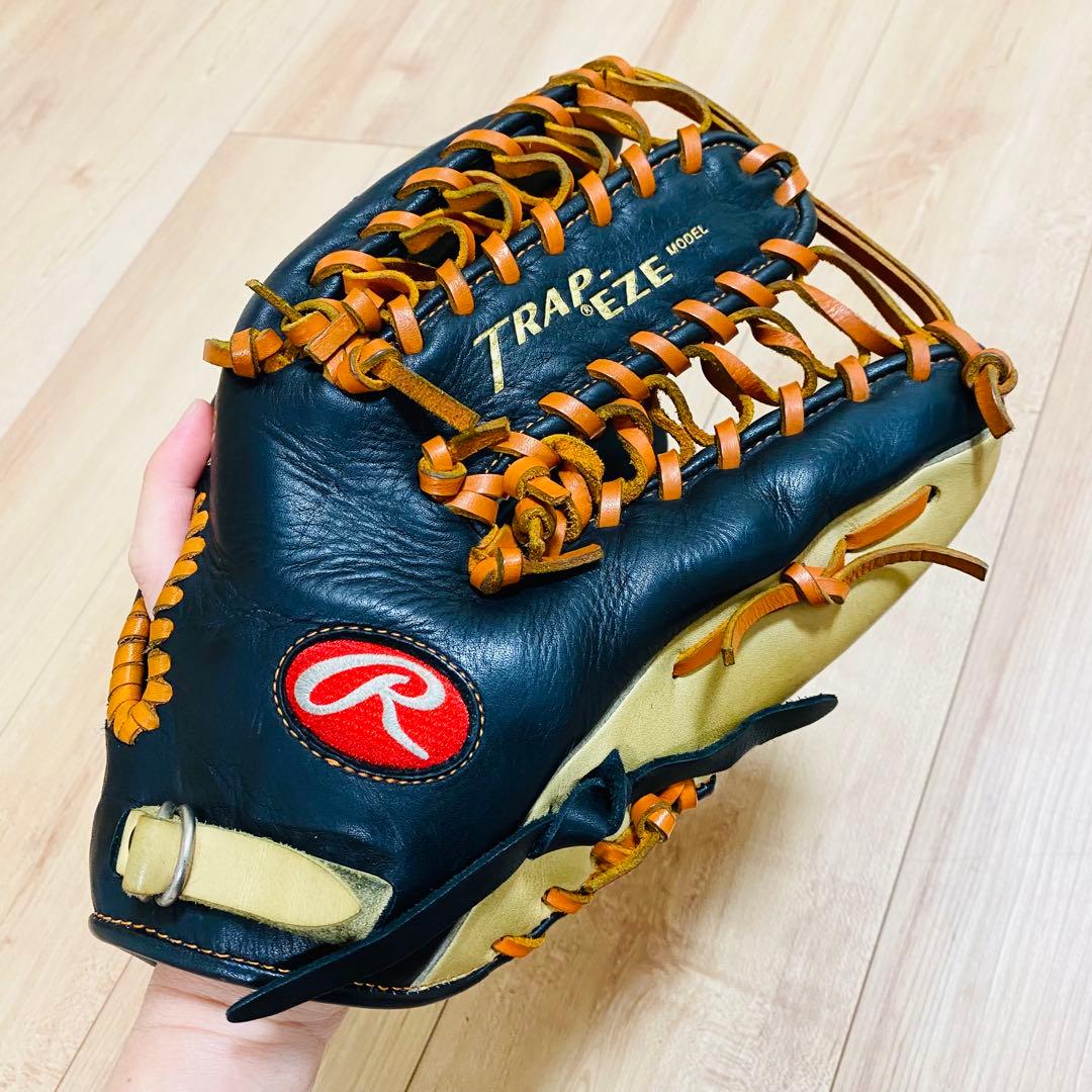 ★美品★ローリングス 一般 軟式グローブ HOH オールラウンド 右投 メジャー