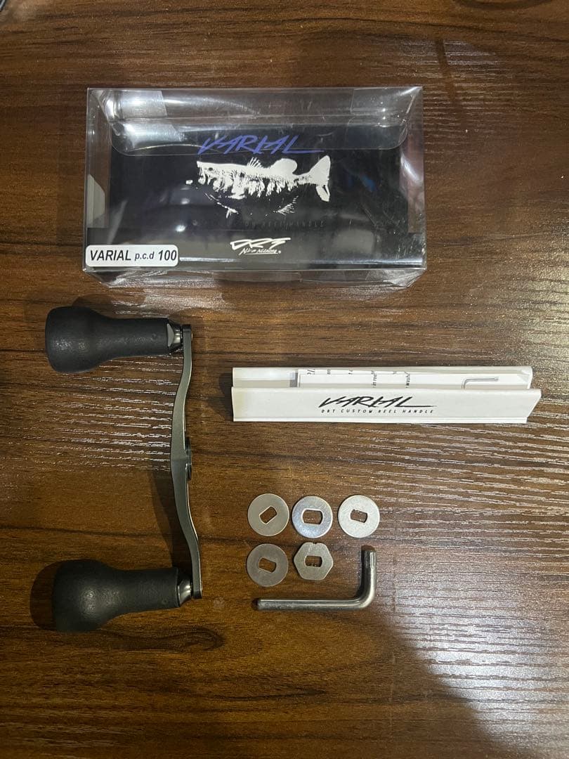 【美品】DRTバリアルハンドル100mmガンメタ.ハンドル☆格安出品‼️