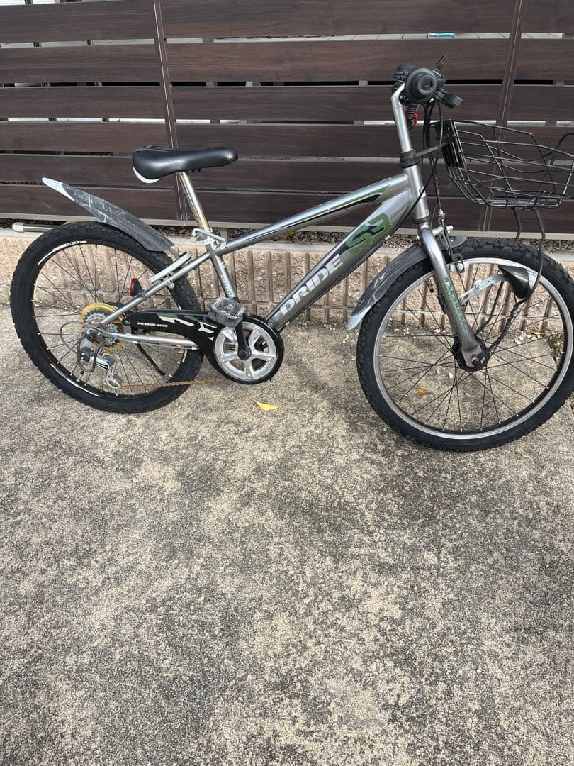 【引き取り限定】サイクルベースあさひ 自転車 22インチ シルバー