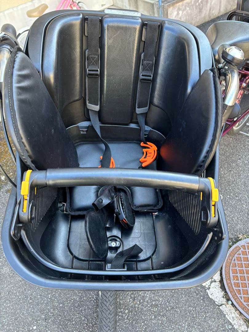 ふらっか〜ずシュシュ　子ども乗せ3人乗り自転車　非電動　20インチ