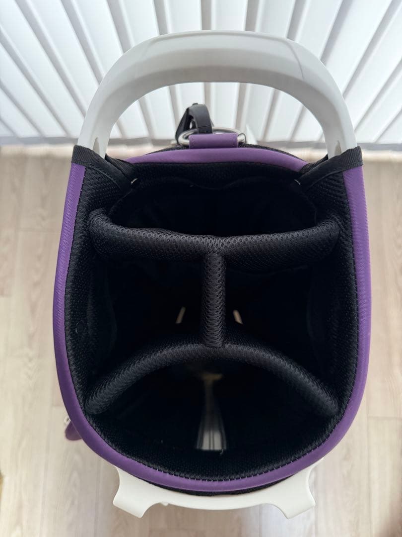 新品未使用　パトリック　キャディバッグ　PATRICK GOLF パープル