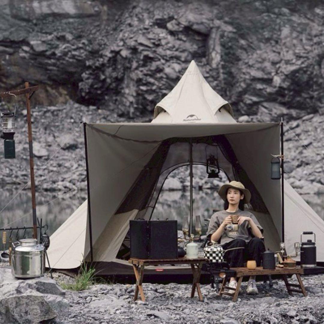 新品 Naturehike ネイチャーハイク 大型 ワンポールテントベルテント