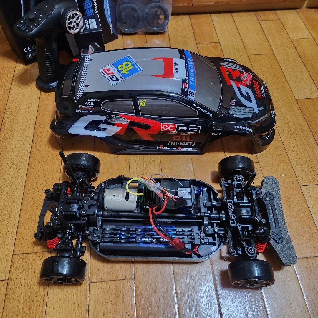 タミヤ ドリフト ラジコン フルセット　TT01 黒 ラリー　　　　　　tt02