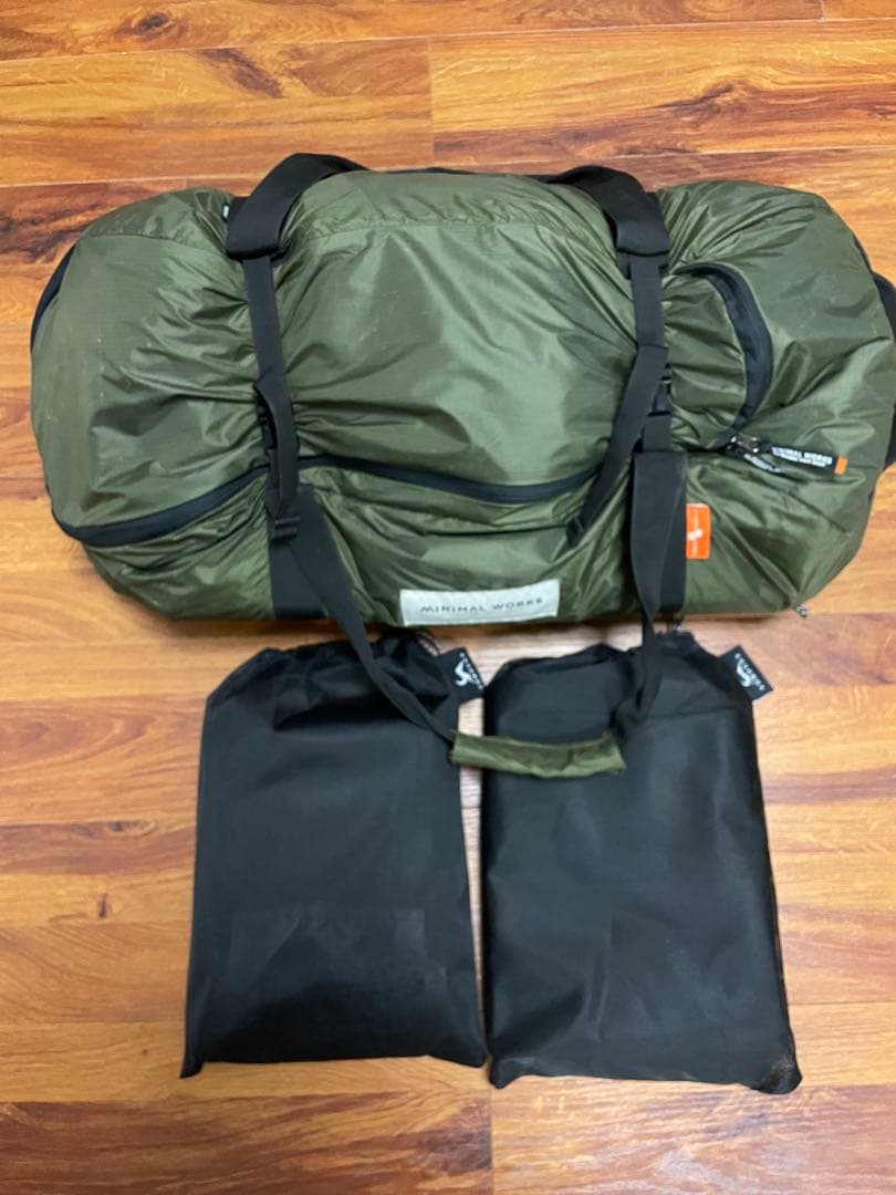 MINIMAL WORKS shelterg シェルターgオリーブ メッシュ付き