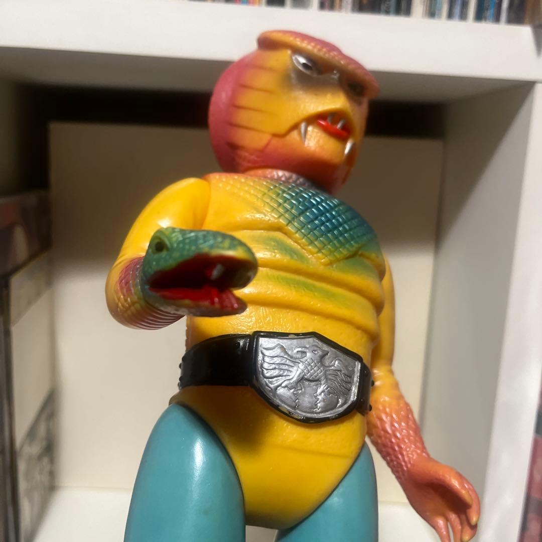 旧バンダイ製 コブラ男 キングサイズ 美品 ソフビ フィギュア 怪人