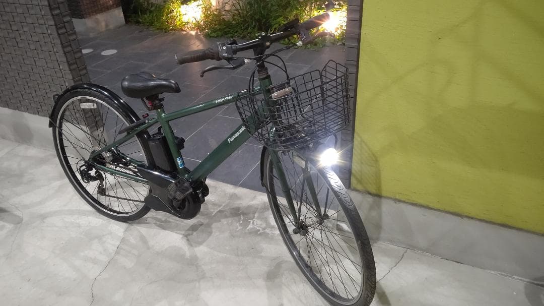 パナソニック 電動スポーツバイク VELO-STAR 外装7段変速 グリーン