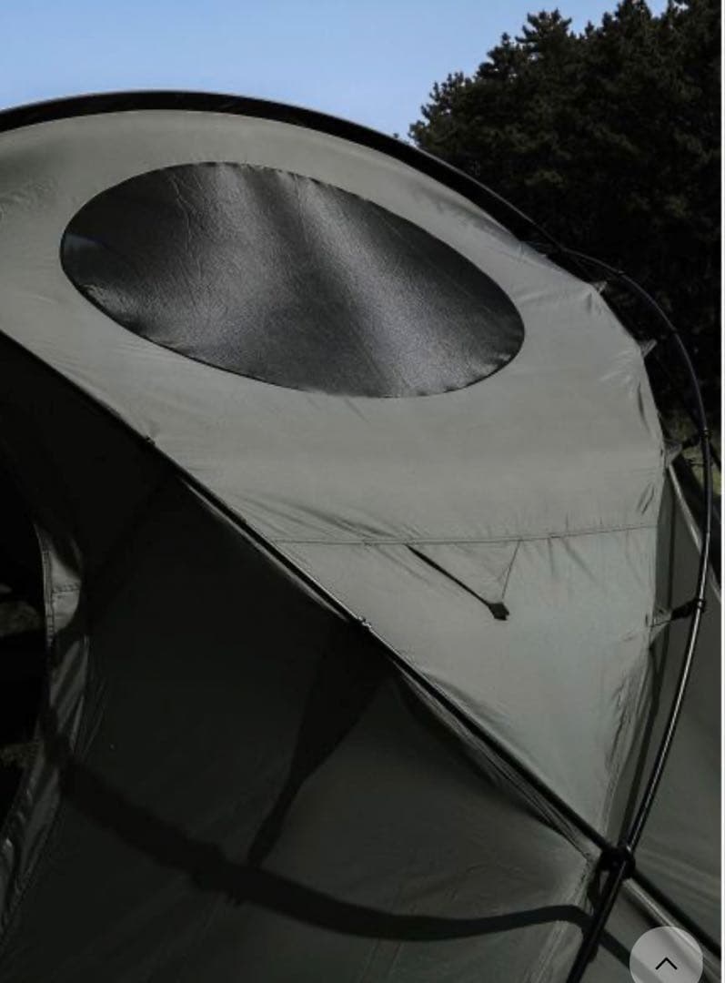 OVAL5 ドームトンネルテント ARBOR カーキ About camping