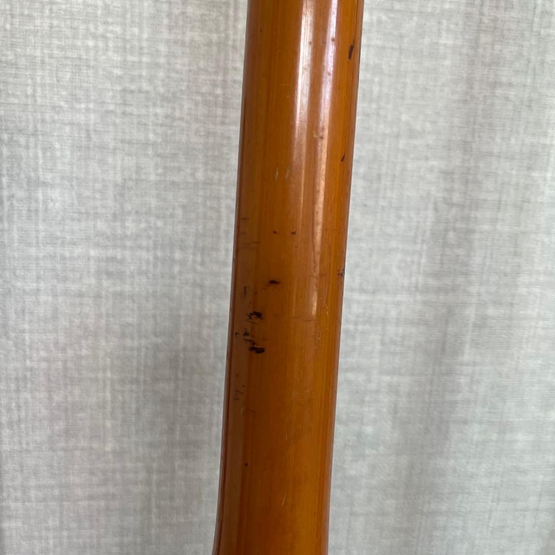 東光作　３本半継ぎ竹竿　石鯛竿