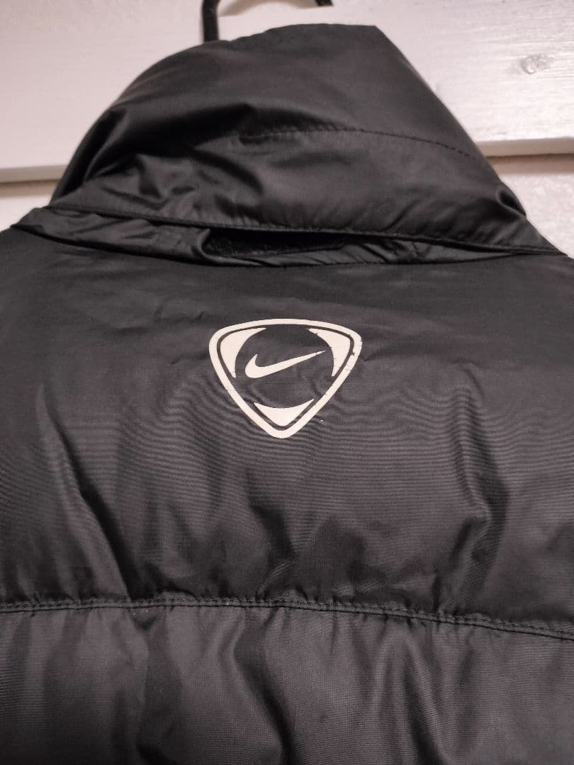 1点モノ★肉厚NIKE★ロングダウンコートぱんぱん★ベンチコート ★Ｌ美品