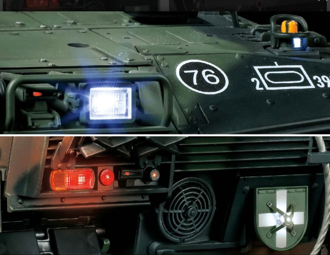 タミヤ 1/16RC ドイツ連邦軍主力戦車 レオパルト2 A7V フルオペセット