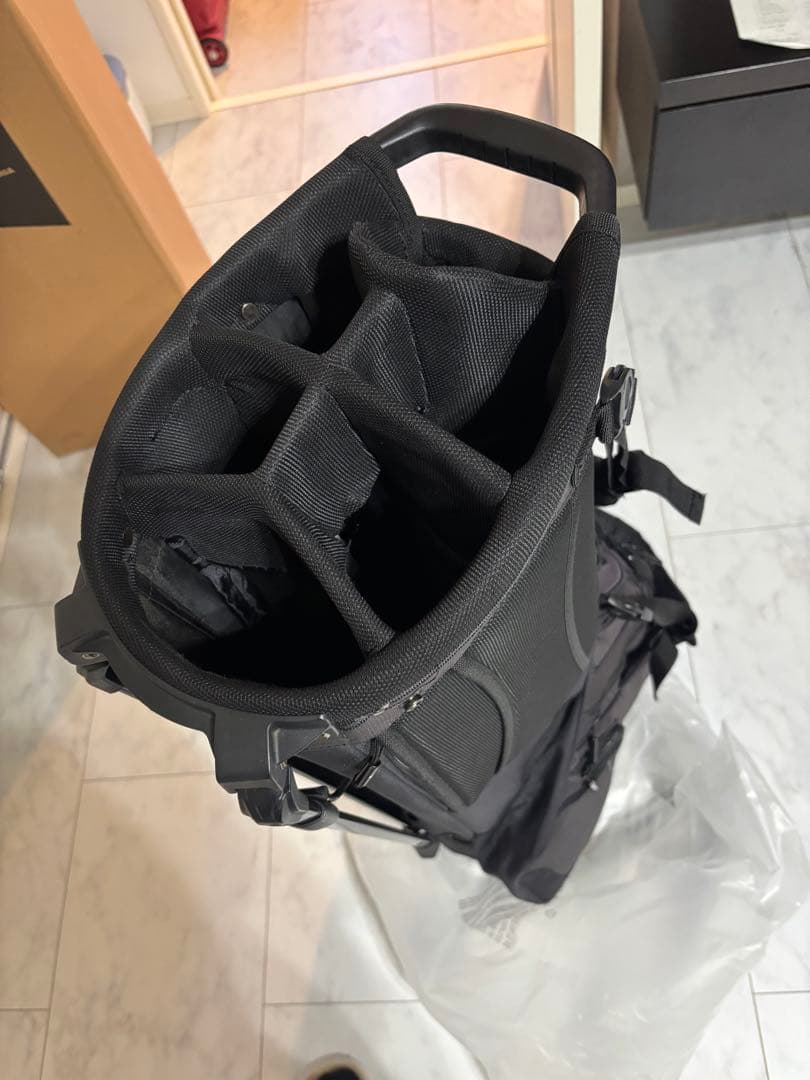 Mizuno スタンド付きキャディバッグ ブラック