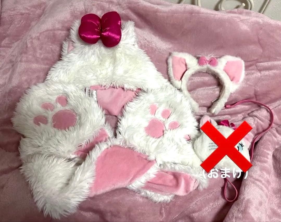 マリーちゃん ファンキャップ マフラーキャップ ディズニー カチューシャ