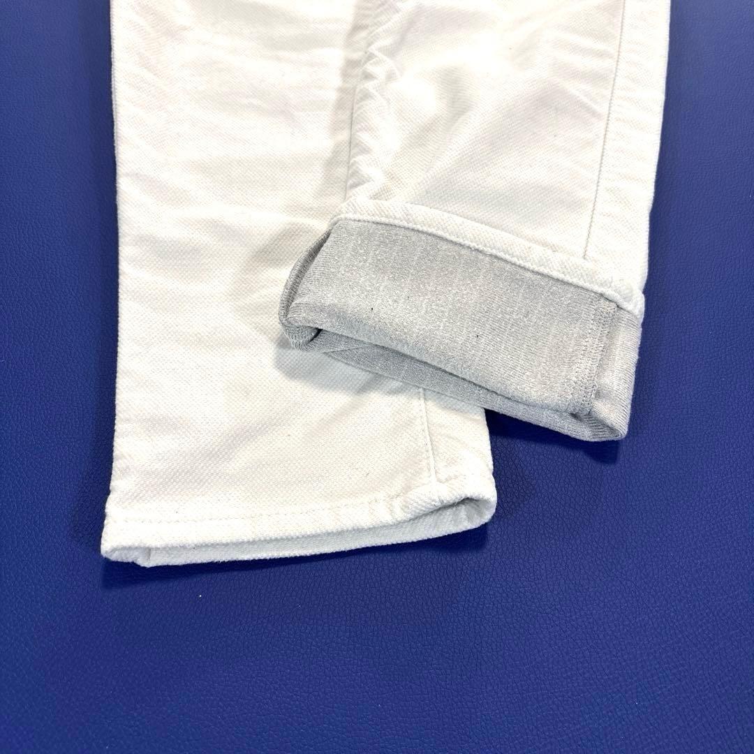 パーリーゲイツ　蓄熱　ロングパンツ　0/S ホワイト　秋冬　バックロゴ　刺繍