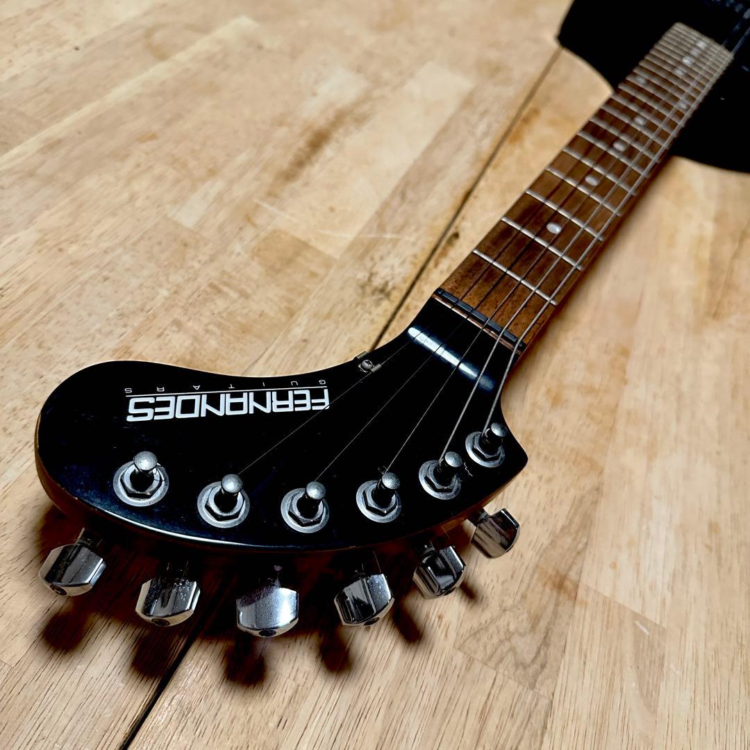 ジャンク品(説明読んで下さい)フェルナンデス ぞうさん ギター zo-3 黒