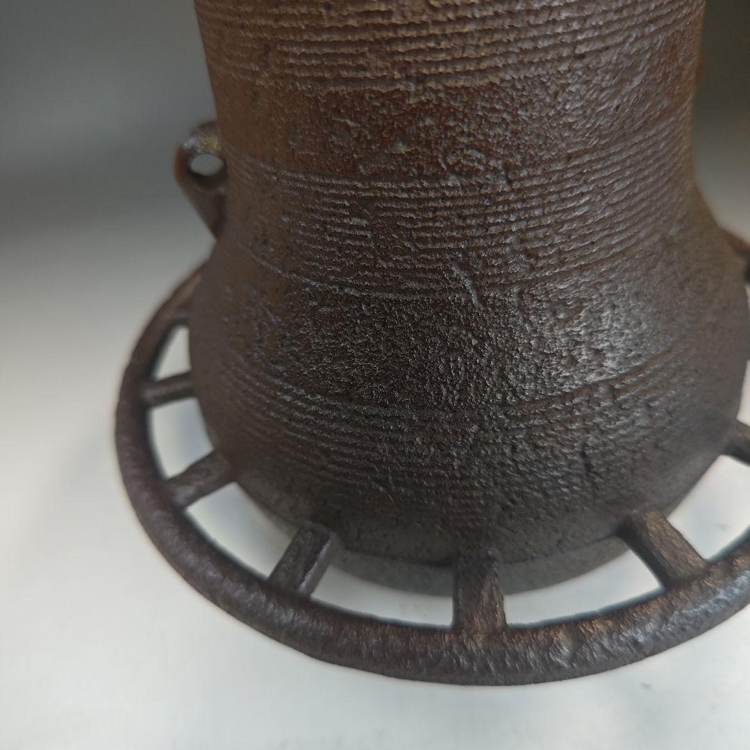 イ893 茶釜『釜師　菊地政光』『車軸釜　共箱　』鉄釜　茶道具