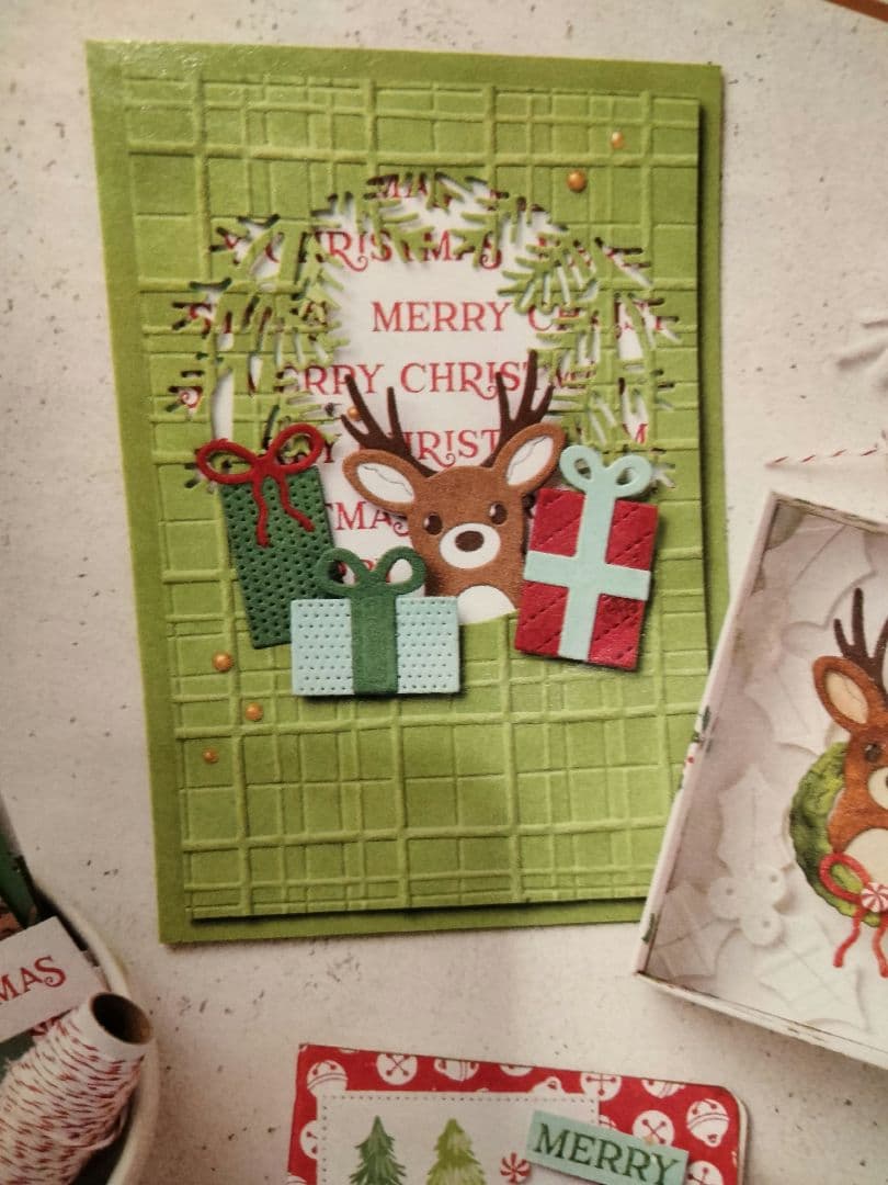 完売の品1点限り♡未使用　新作トナカイのかわいいスタンプ&ダイ　スタンピンアップ