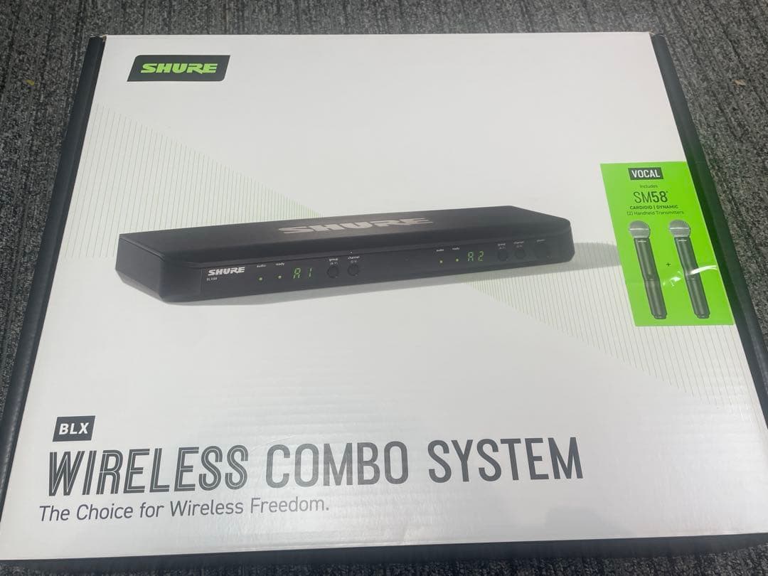 SHURE ワイヤレスマイク　BLX288/SM58 【正規品】
