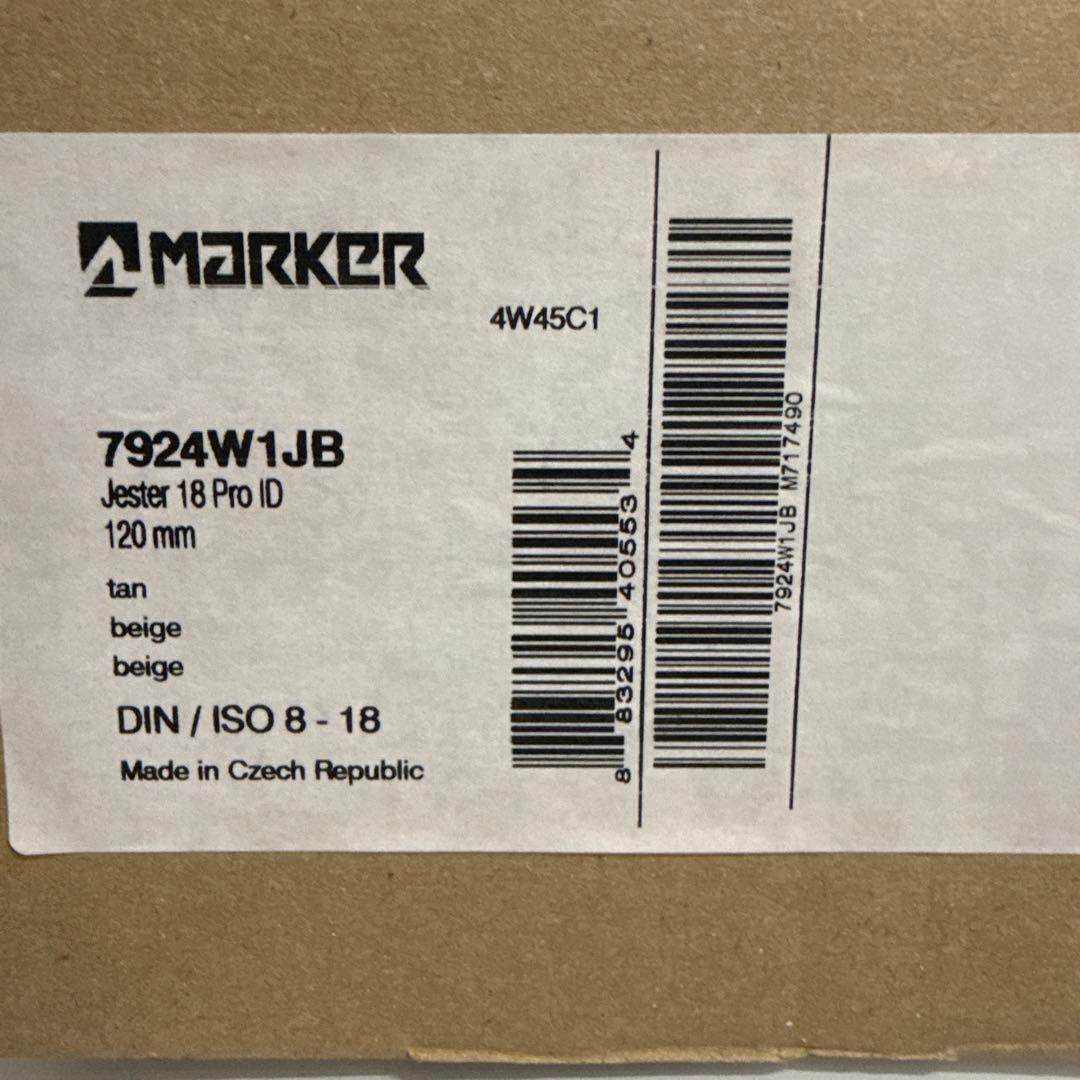 新品 MARKER Jester 18 Pro ID 120 mm ビンディング