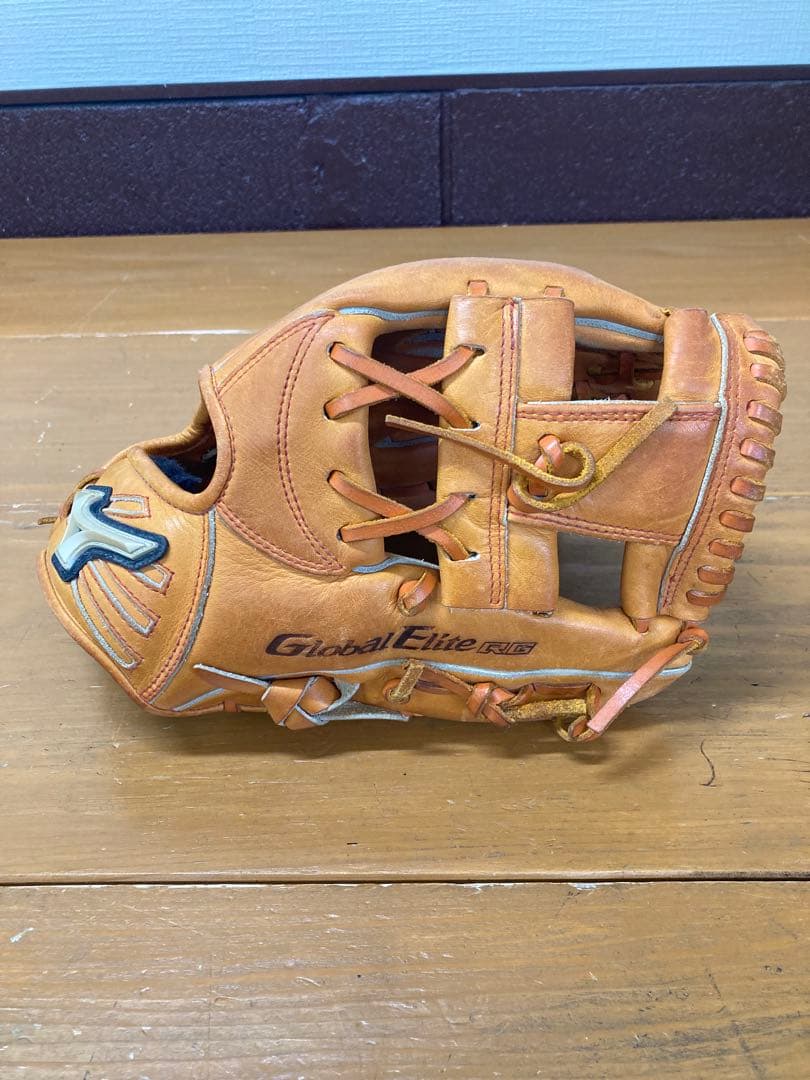 ②-1 少年軟式用グローブ 右投げ内野手用 ミズノグローバルエリートRG