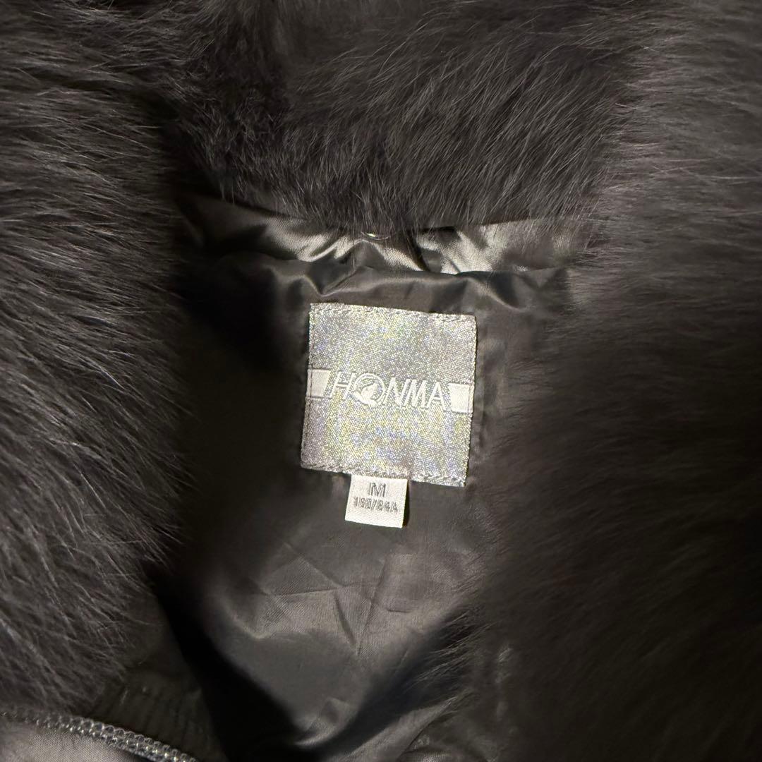 【試着のみ/美品】本間ゴルフ HONMA ダウンベスト Mサイズ グレー