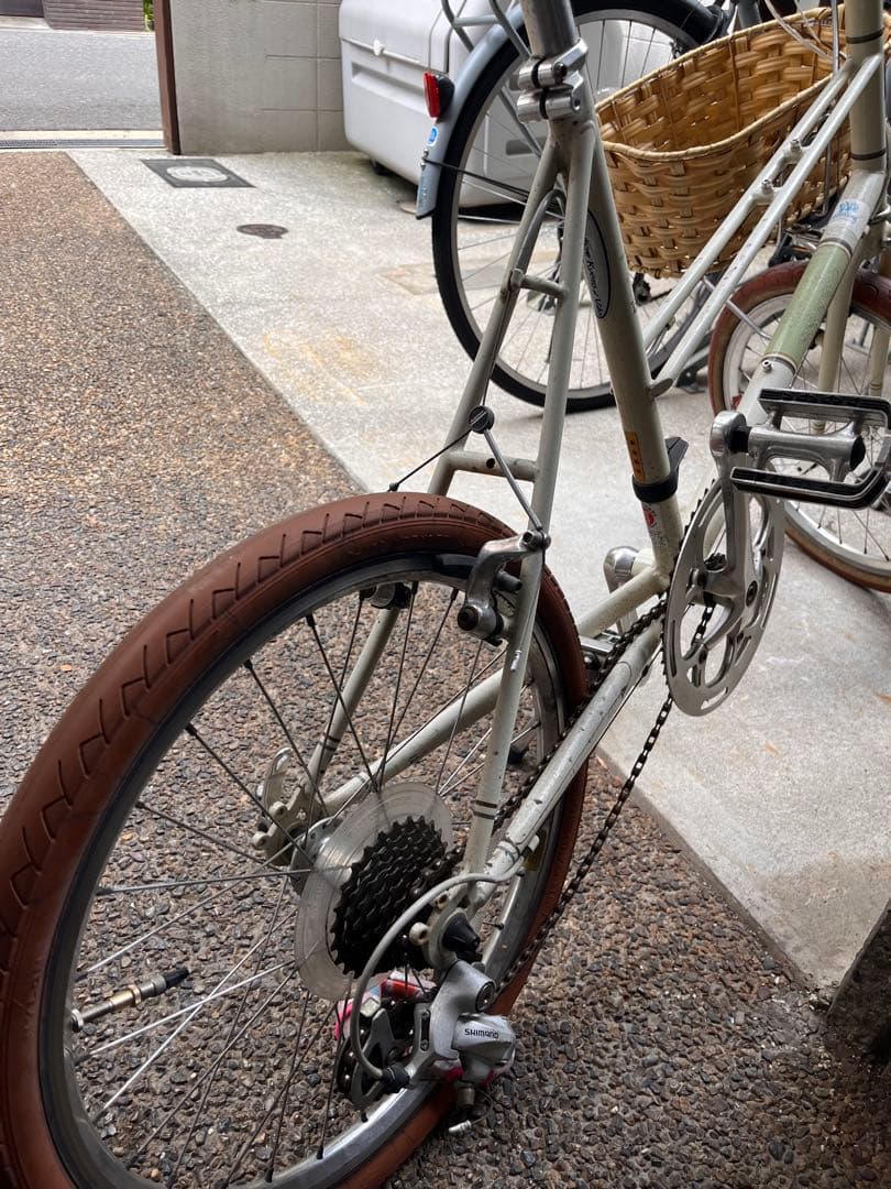 【BRUNO】 バスケット付きミニベロ ブルーノ　クリーム色