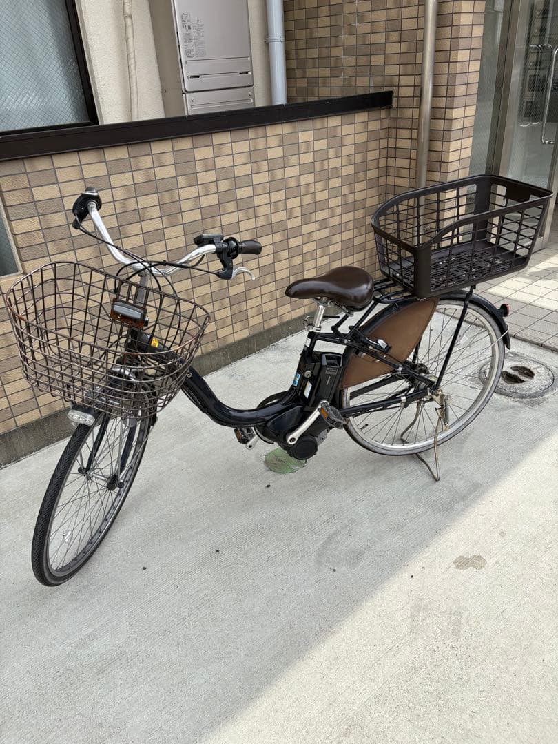 パチンコマルハン昭島店に受け取りに来れる方　電動アシスト自転車 前後バスケット付