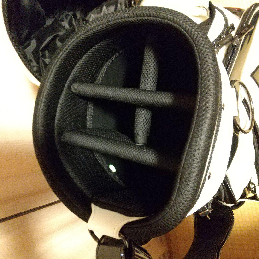 美品  COLLECTION ゴルフバック ホワイト/ブラック