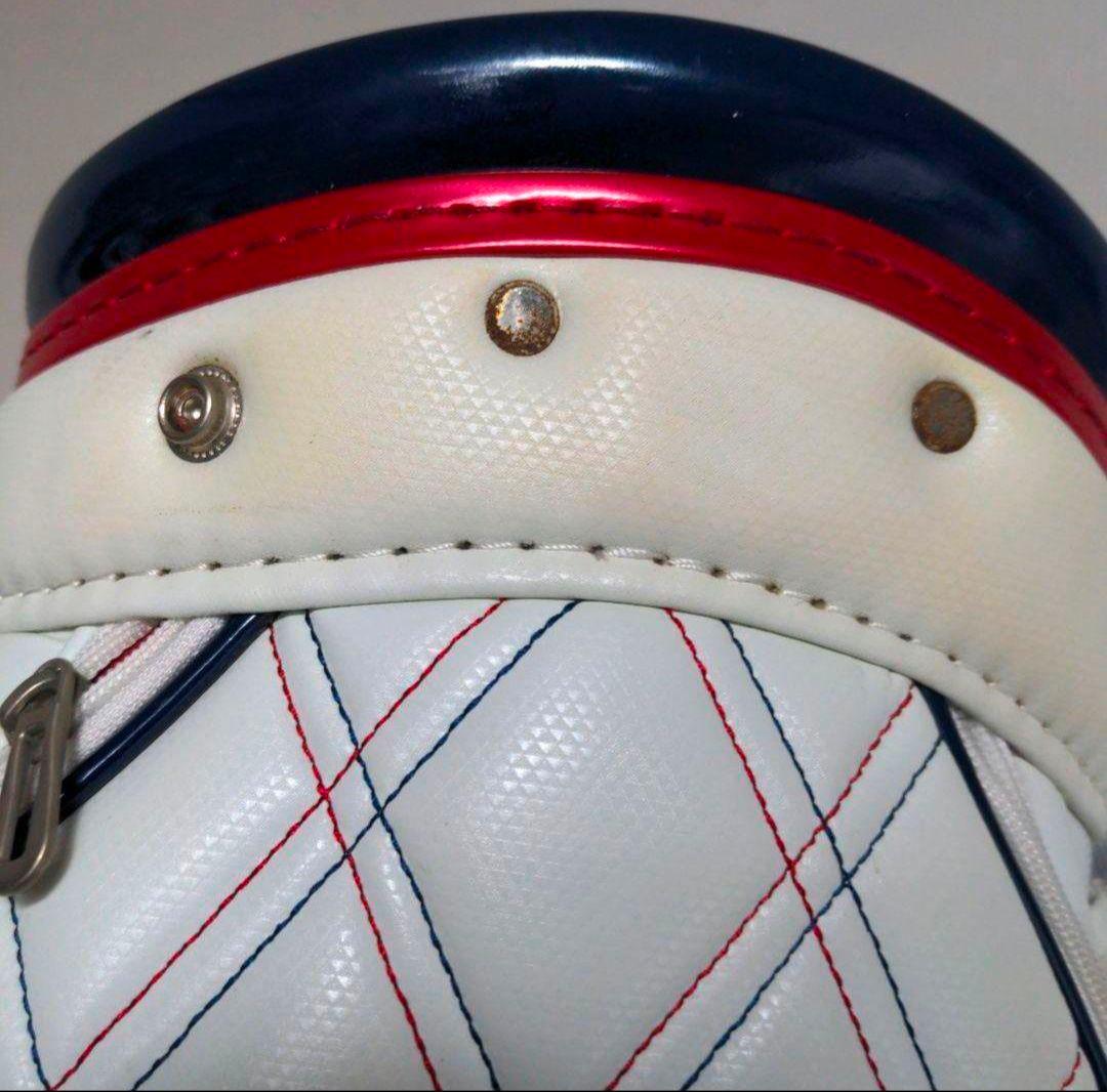 dc9 Callaway レザー キャディバッグ 白