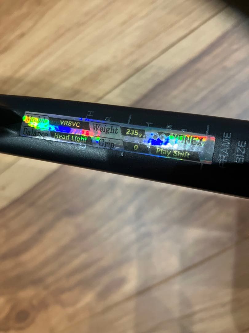 YONEX VOLTRAGE 8V ボルトレイジ8V カスタムフィット