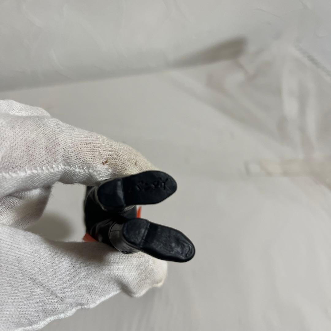 ⚠️当時物・昭和レトロ　仮面ライダー　旧1号　ミニソフビ　マフラー付き