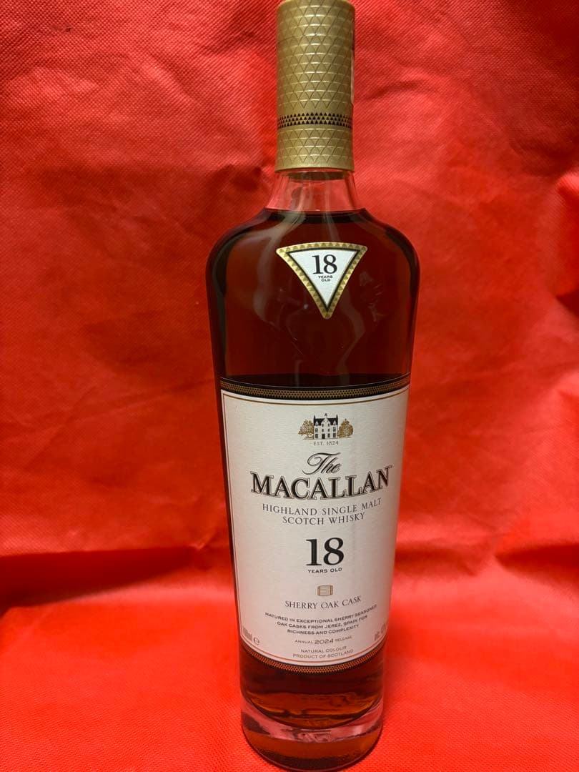 【未使用】ザ マッカラン 18年 シェリー オーク カスク 43% 700ml