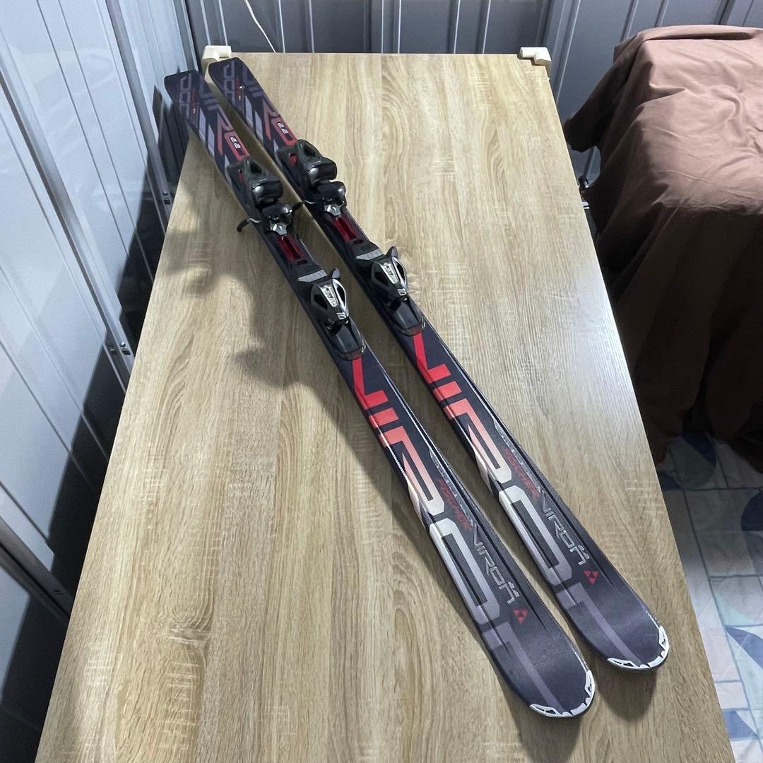FISCHER165cm Hart27/27.5cmストック付きスキーセット