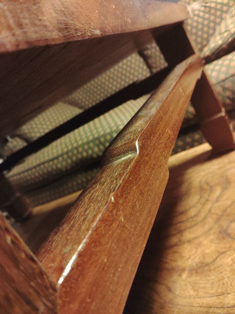 希少　机　テーブル　文机　無垢　座卓　 彫刻　レトロ　アンティーク　ヴィンテージ