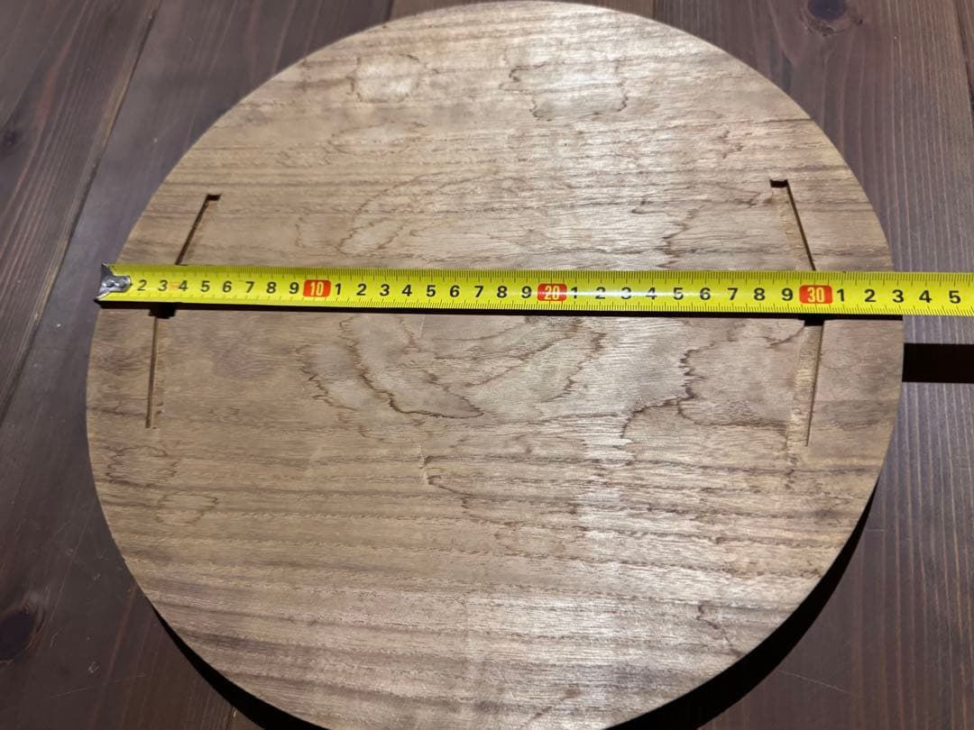 茶道具　木地丸卓　組み立て式