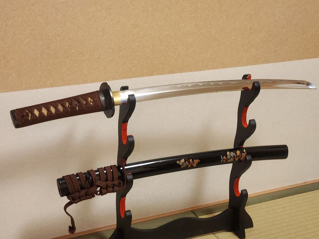 本漆塗 高級拵、脇差、模造刀