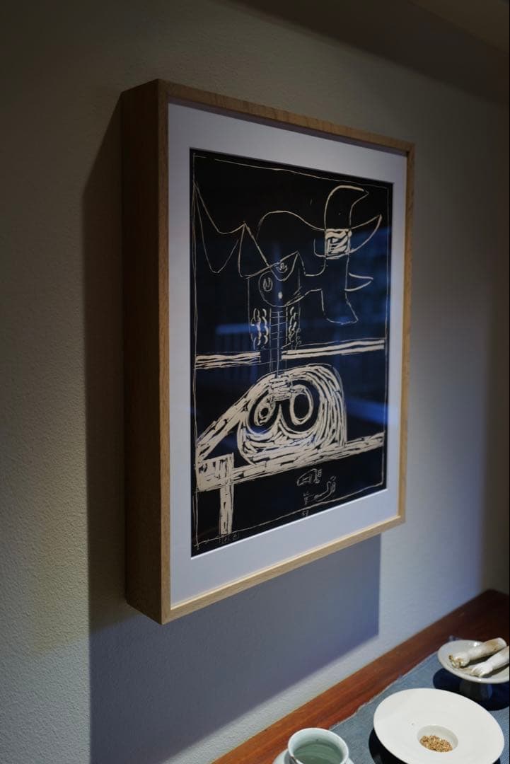 ル・コルビジェ 1957年オリジナル リトグラフ エディション90/125 版画