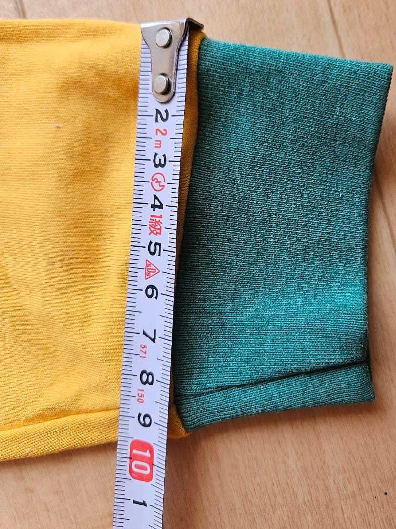 ⭐︎⭐︎⭐︎ATHLETA 昭和　イエロー×緑　 長袖サッカーシャツ