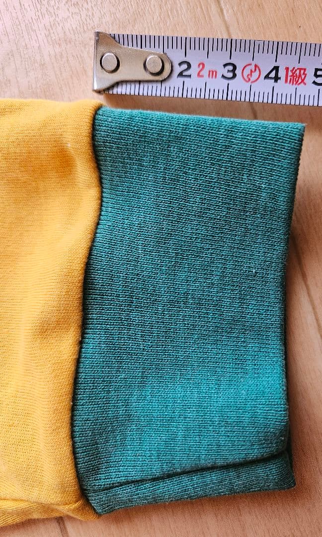 ⭐︎⭐︎⭐︎ATHLETA 昭和　イエロー×緑　 長袖サッカーシャツ