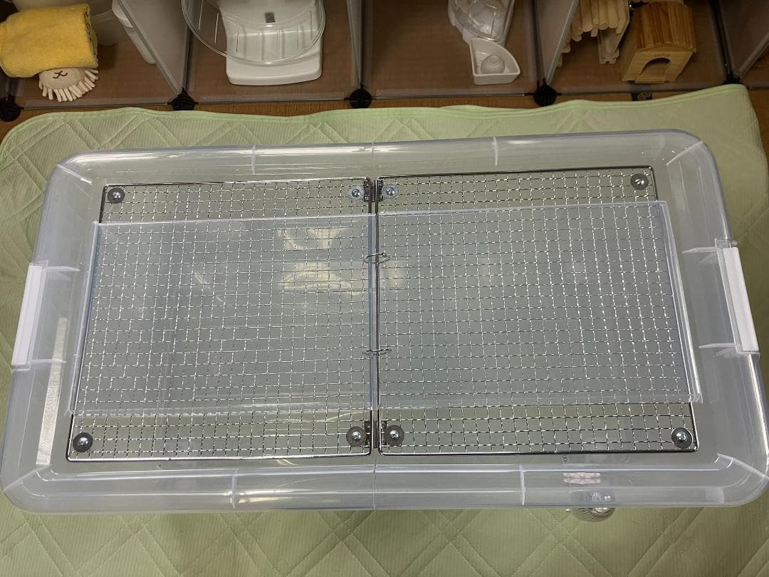 ②【お得2個セット】広い大きい快適なハムスター　ケージ　ゲージ【DIY】給水器付