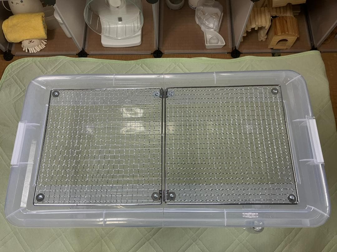 ②【お得2個セット】広い大きい快適なハムスター　ケージ　ゲージ【DIY】給水器付