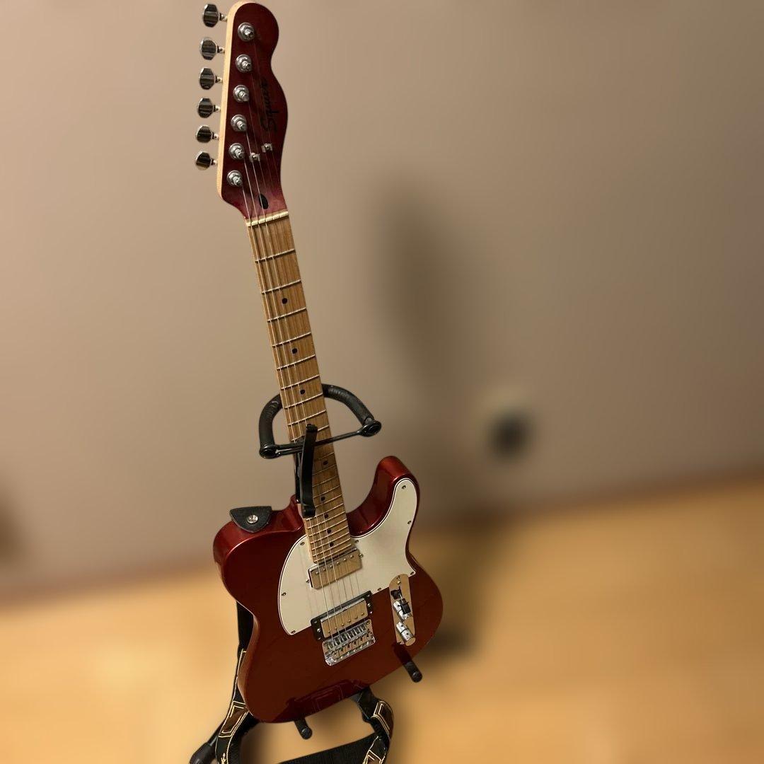 Squier fender テレキャスタースタイル エレキギター レッド
