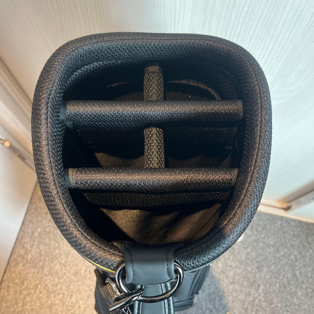 PUMA 黒 キャディバッグ 多機能ポケット付き