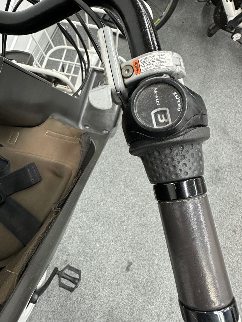 3人乗り対応電動自転車　ブリヂストンビッケ2 チャイルドシート付きのお買い得品