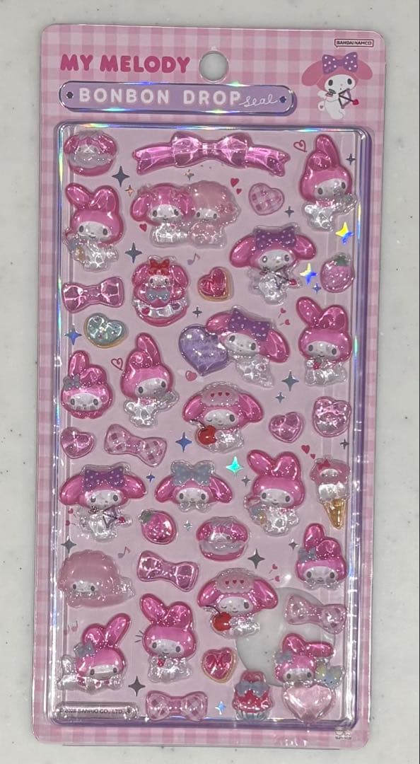 【正規品】ボンボンドロップシール☆第2弾☆サンリオ☆6枚セット