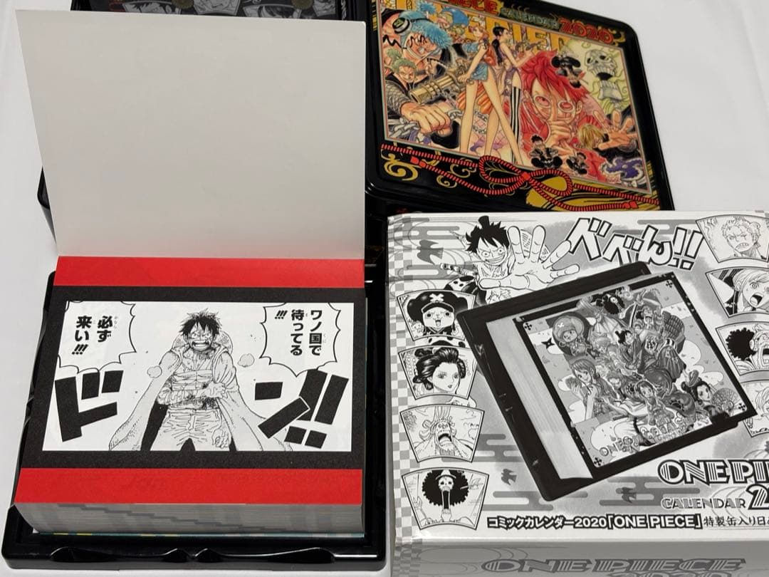 ワンピース 特製缶入り日めくりカレンダー 2020