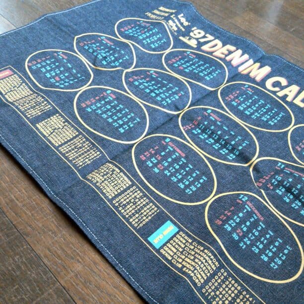 【期間限定オークション値下げ中】デニム カレンダー（97年）