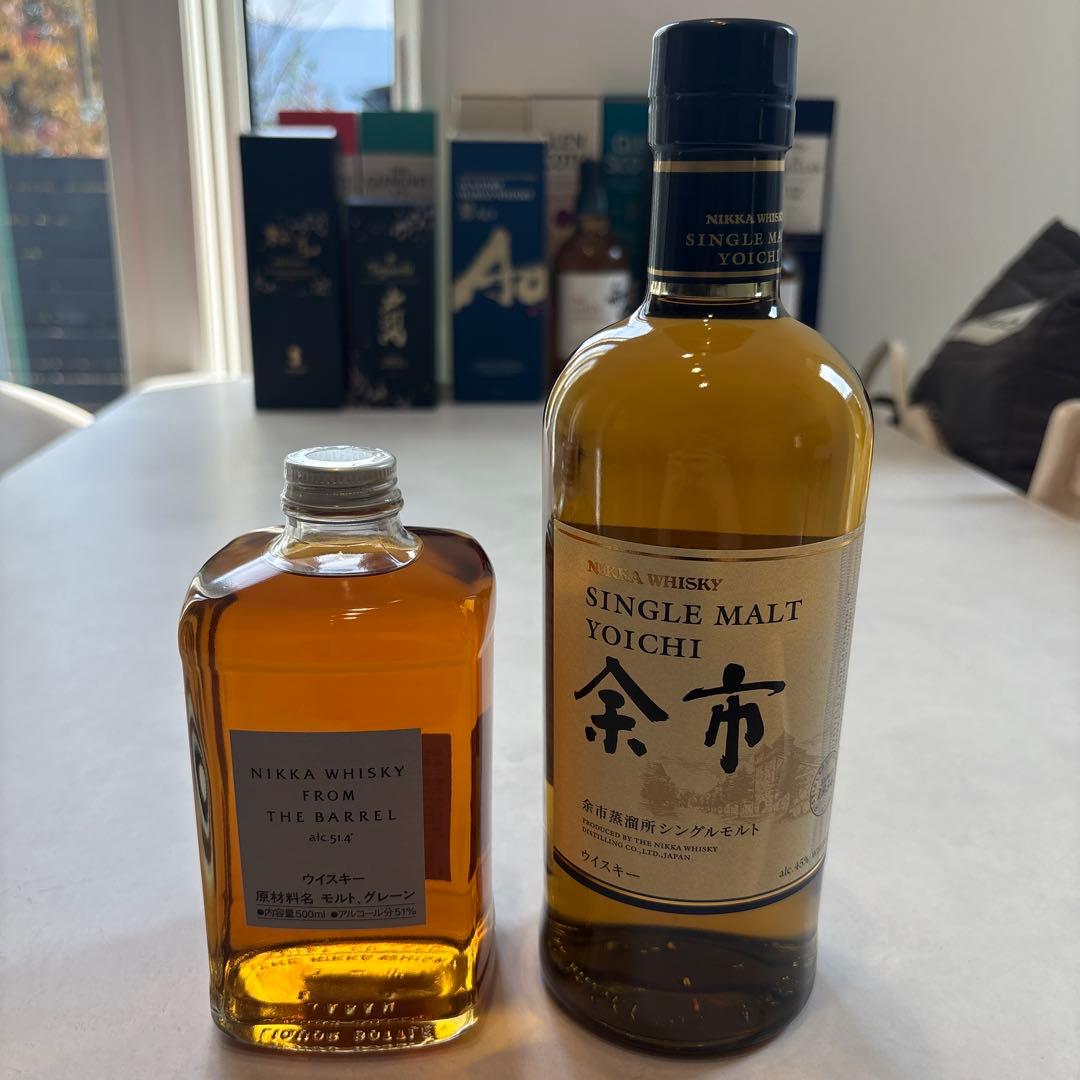 余市　フロムザバレル　シングルモルトウイスキー　700ml 2本セット